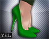 [Yel] Green Heels