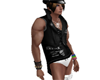 Vest with tails
