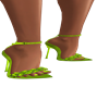 (SGS) Green high heels