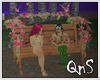 QnS Floral Bench