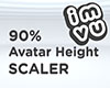90% Avatar Height Scaler