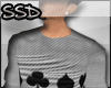 SSD|White Poker Sweater