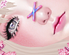 d. X nose pinkblue