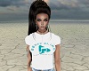 SDI Wht/Teal Tee Shirt