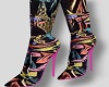 VINTAGE MULTICOLOR BOOTS