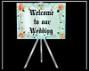 [WR]Welcome Wedding Sign