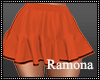 Orange Mini Skirt