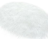 Fur   white rug