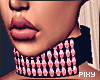 Px* Choker* Black Pink