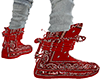 Red Bandana Bloods Boots