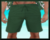 Male Long Shorts Green