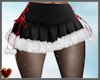 Santa Baby Black Skirt