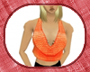knitted orange top