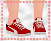 KIDS RED WHITE SNEAKER