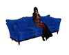 Gorgeous blue couch