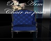 Blue Arm Chair no poses