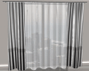 Curtain w Silver Drape