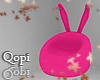 Deep Pink Bunny Chair