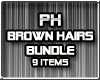 !PH! Brown Hairs Bundle