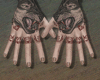 Hungry Wolf Hand Tattoos