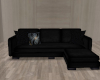 Designer Black Couch