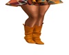 D* Gold Fall Boots