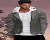 jacquette with hoodie