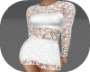 White Lace Mini Dress