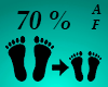 (AF) Feet Scaler 70% M/F