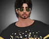 HNY Blk/Gold Top M