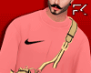 Pink shirt + bag