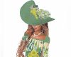 EasterSundayHatGoldGreen