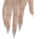 ☢ Claw Nails Silver