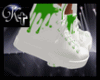 K- White Slime Shoes