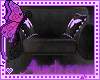 *Blk/Purple Bfly Chair