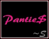 ~S Pantie$ Logo Sign