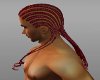african braid red