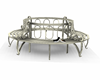 circular bench