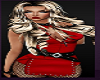 BLack n REd Dress Hot Blond Diva 