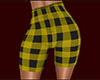 Yellow PJ Shorts Plad Md