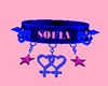 Sofia Blue n Pink Choker