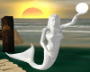 ~TQ~marble mermaid lamp