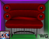 Leather Exec Chair Red