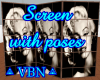 Screen with pose Marylin