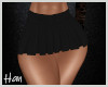 Black Mini Pleated Skirt