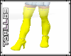 Yellow Thigh Boots