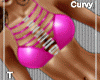 T l Fucsia Bikini CURVY