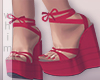 Summer Sandals Red