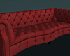 Jem Red Curved Sofa