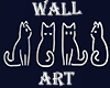 X CAT WALL ART CUSTOM X